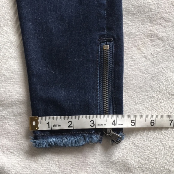 KANCAN Austyn Low Rise Ankle Skinny Jeans Size 24 Dark Wash - Picture 12 of 13